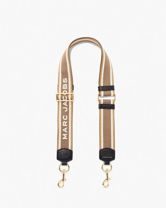 Marc Jacobs The Logo Webbing Strap Beige