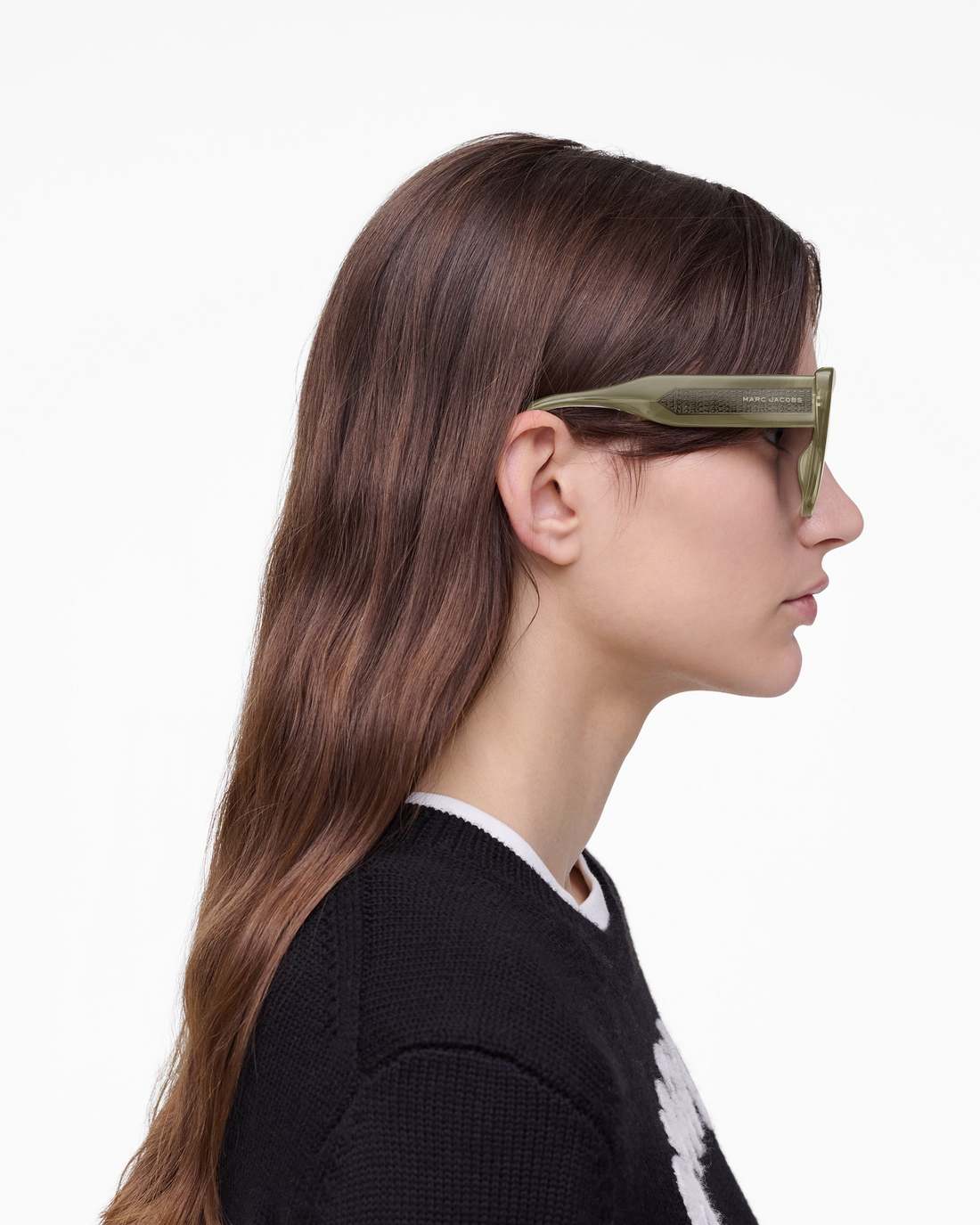 Marc Jacobs The J Marc Square Sunglasses Olive