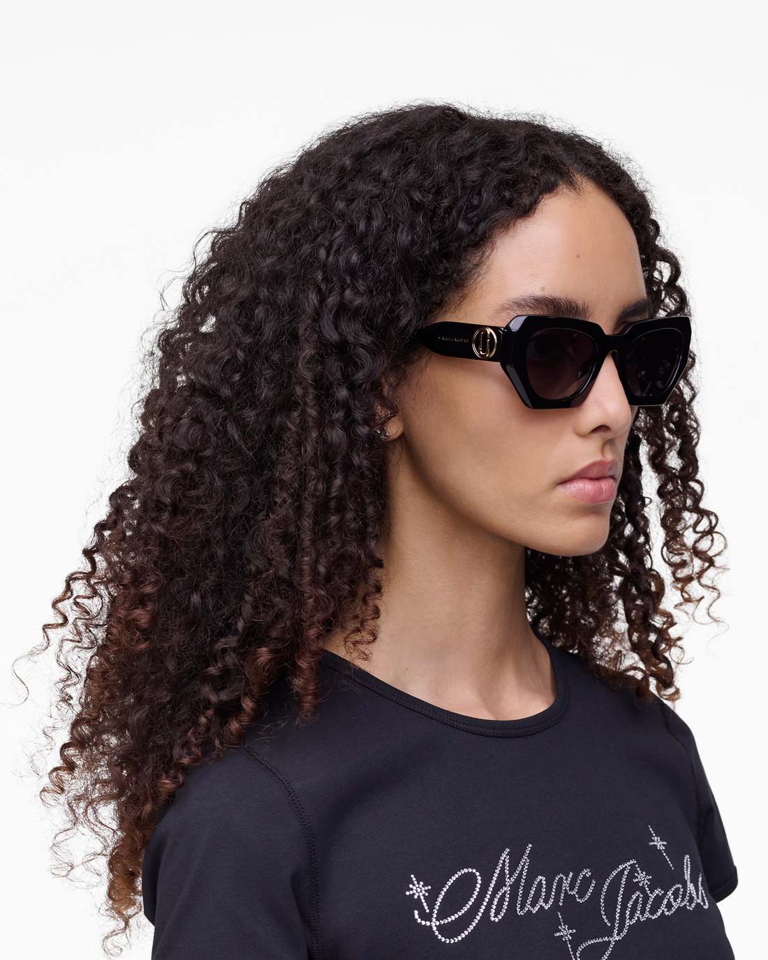 Marc Jacobs The J Marc Cat Eye Sunglasses Black