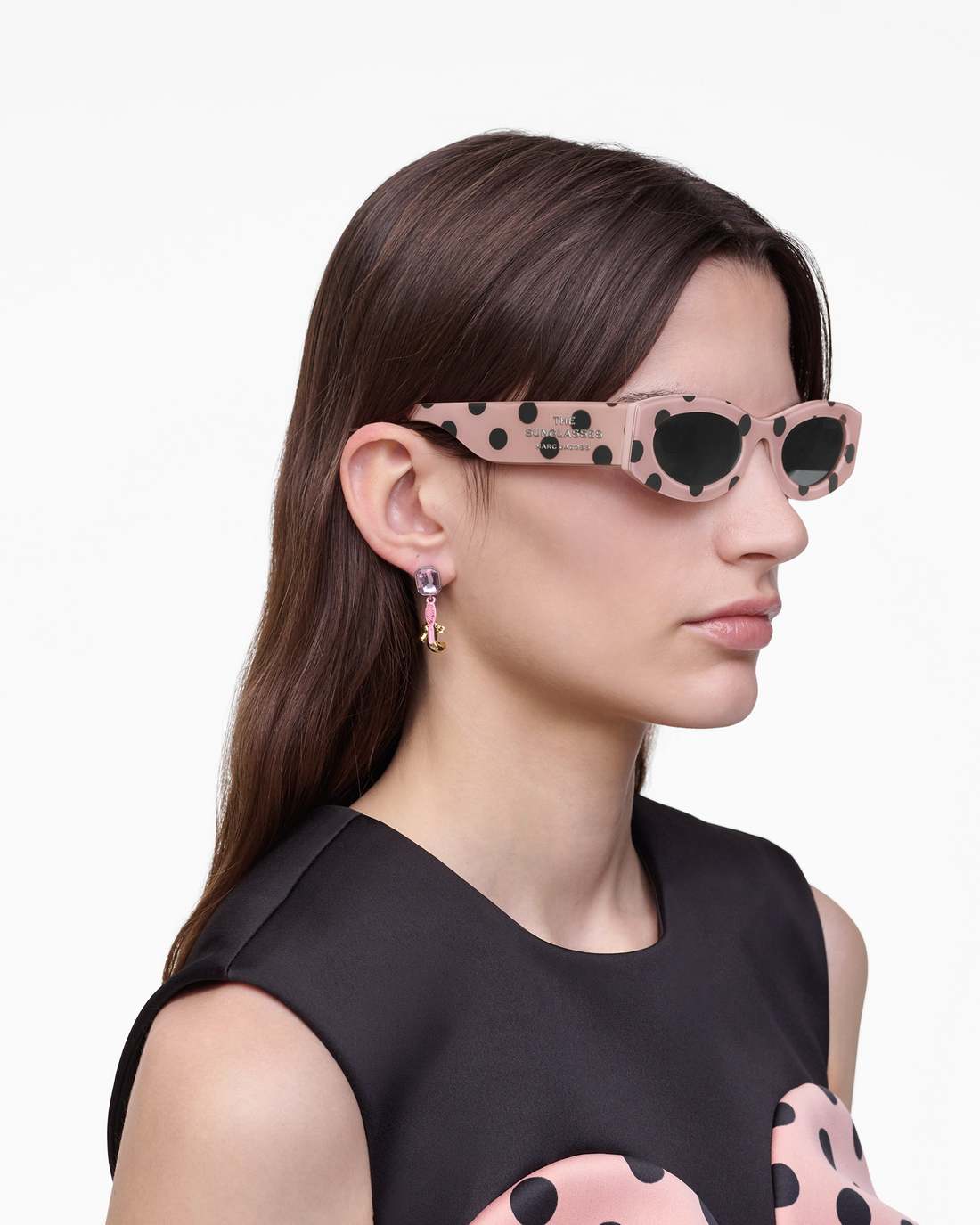 Marc Jacobs The Oval Sunglasses Peach Multi
