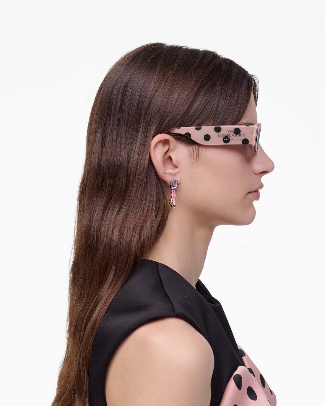 Marc Jacobs The Oval Sunglasses Peach Multi