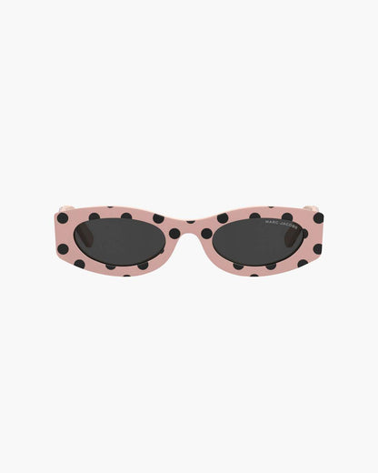 Marc Jacobs The Oval Sunglasses Peach Multi