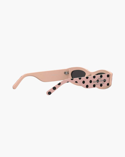Marc Jacobs The Oval Sunglasses Peach Multi