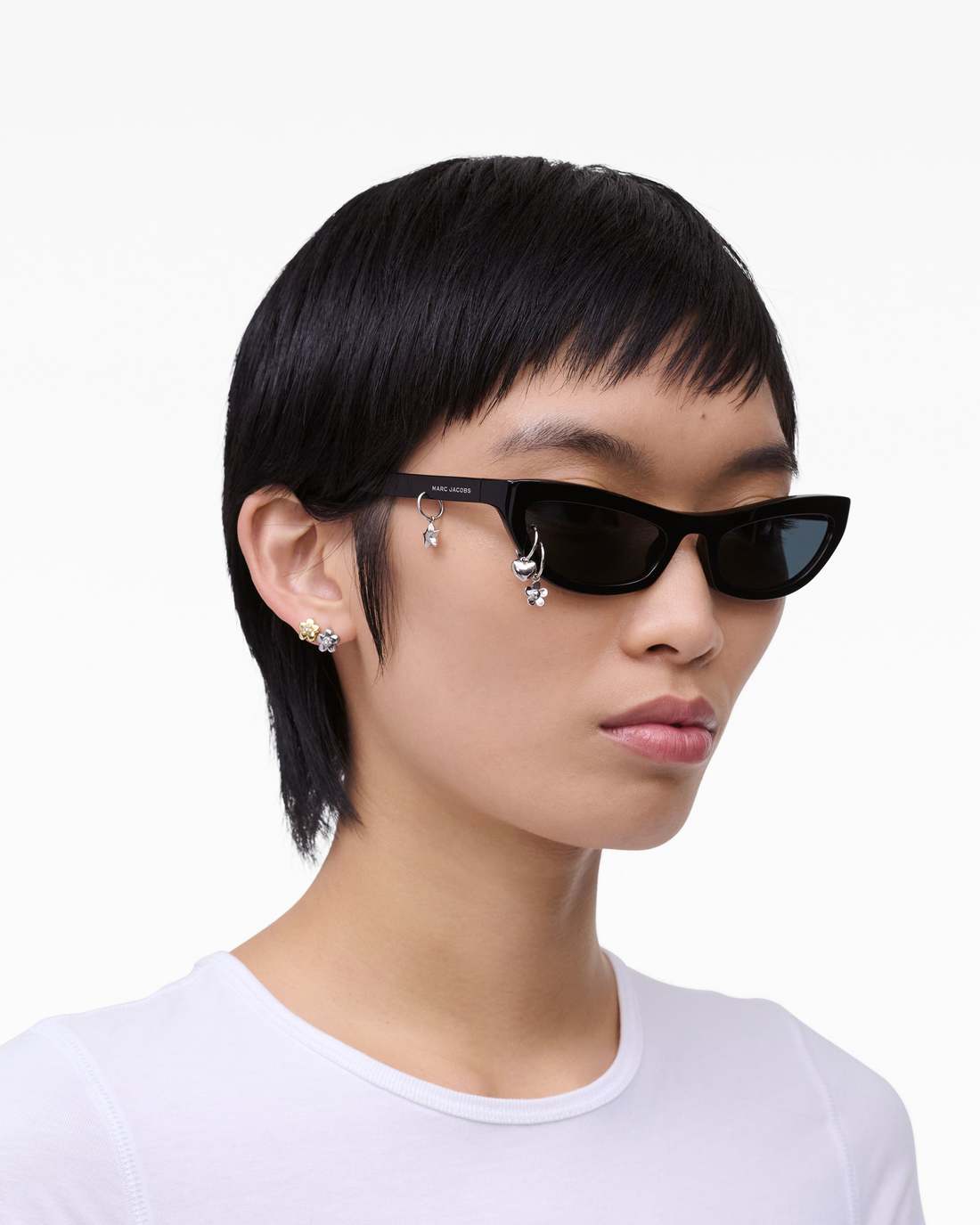 Marc Jacobs The Charm Cat Eye Sunglasses Black