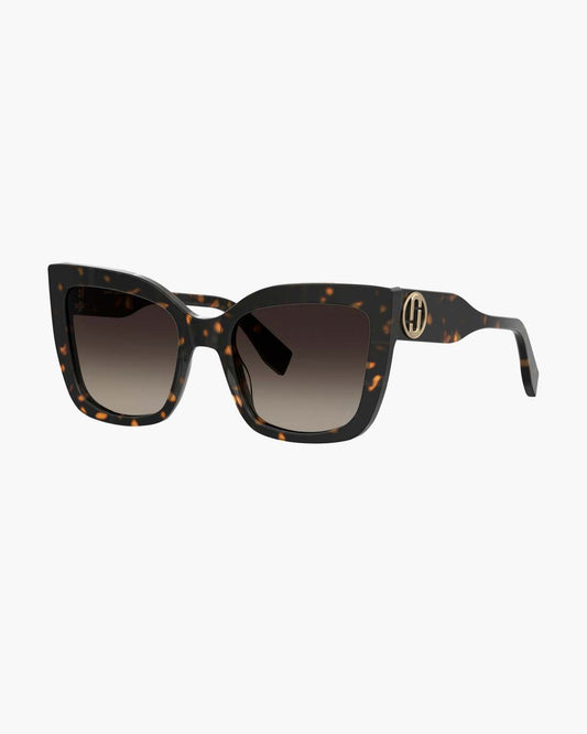 Marc Jacobs The J Marc Square Sunglasses Havana