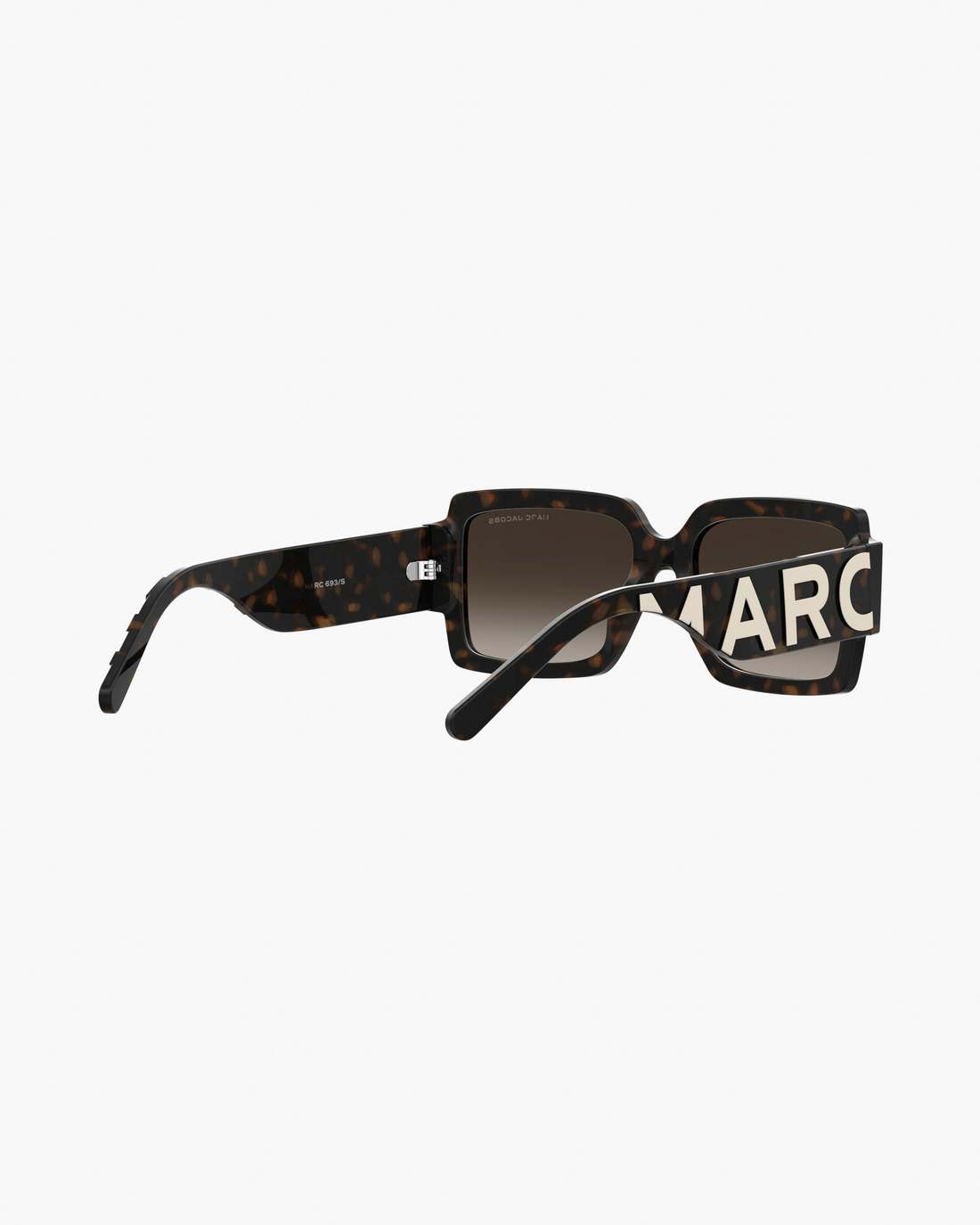 Marc Jacobs The Bold Logo Square Sunglasses Havana