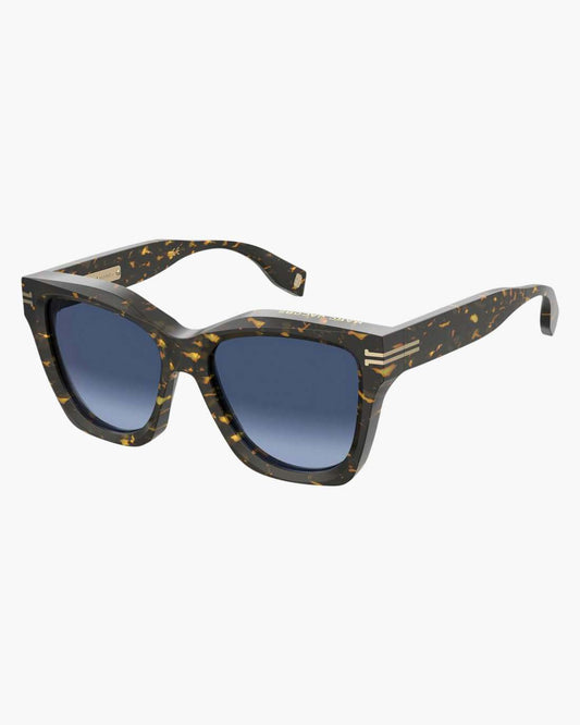 Marc Jacobs Icon Edge Oversized Square Sunglasses Havana