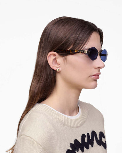 Marc Jacobs The Chain Sunglasses Gold