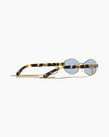 Marc Jacobs The Chain Sunglasses Gold