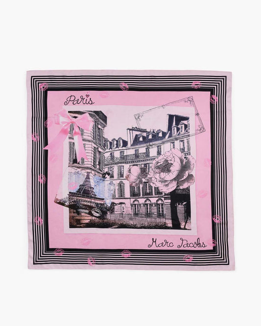 Marc Jacobs The City Silk Scarf Paris Paris