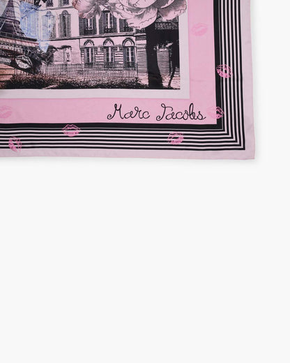 Marc Jacobs The City Silk Scarf Paris Paris