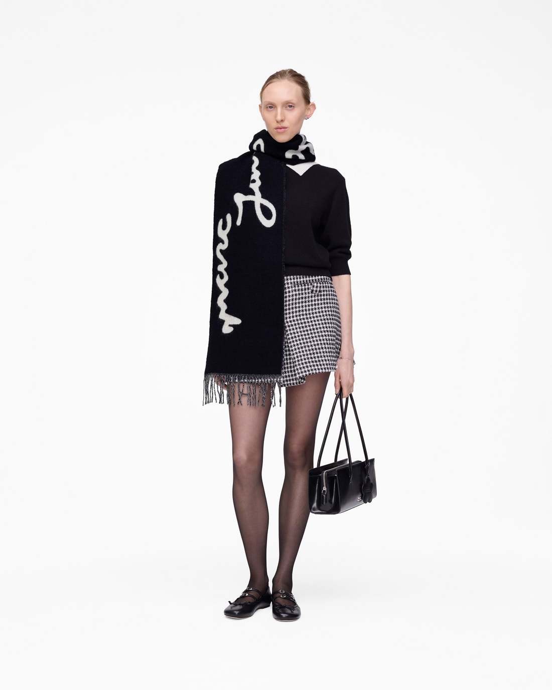 Marc Jacobs Marc Is Joy Scarf Black