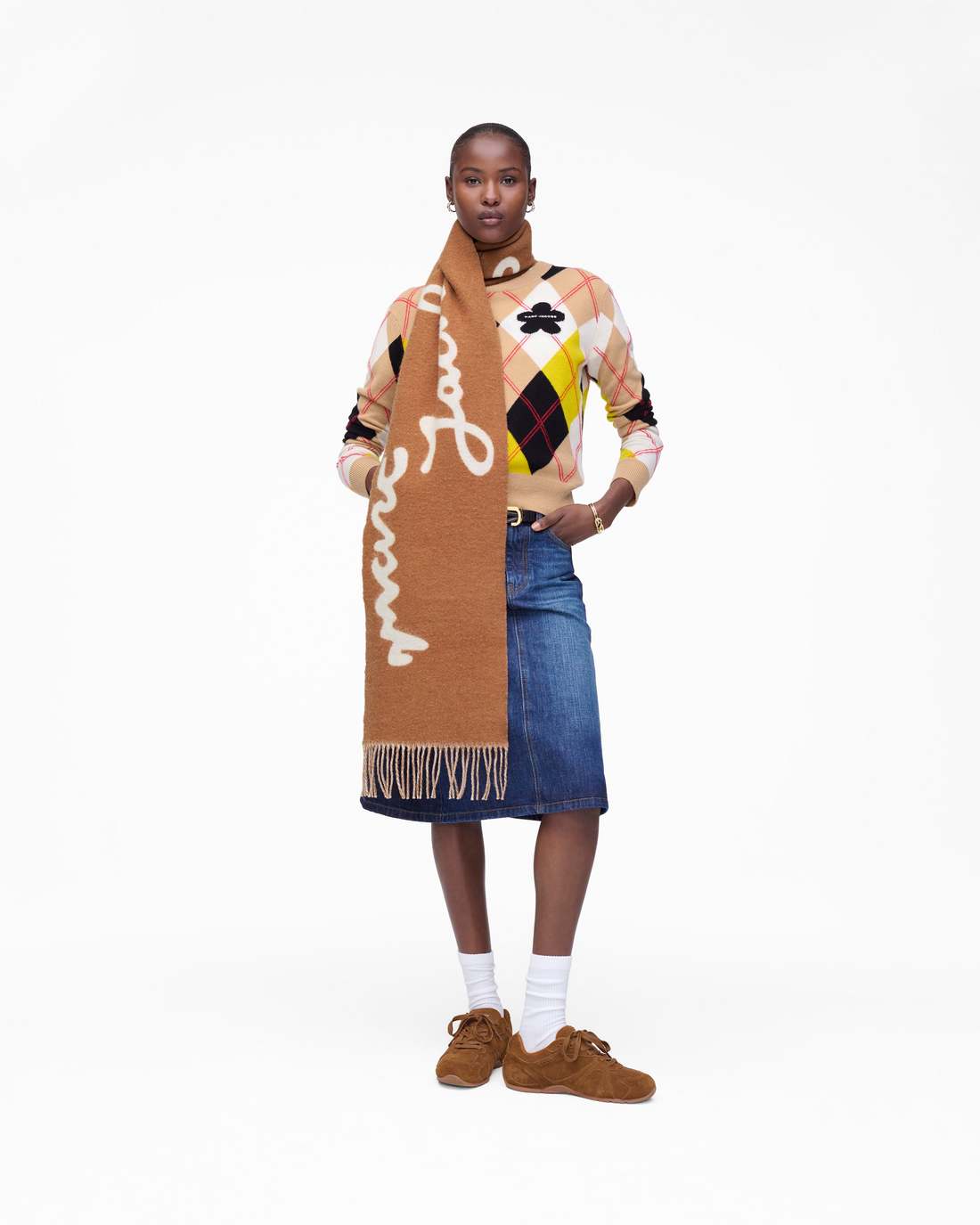 Marc Jacobs Marc Is Joy Scarf Copper