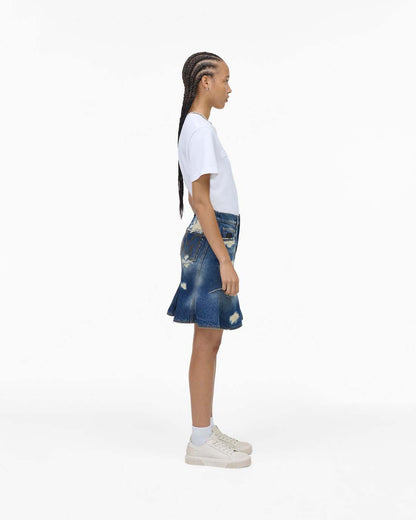 Marc Jacobs The Leather Sneaker Cotton White