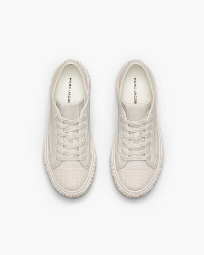 Marc Jacobs The Leather Sneaker Cotton White