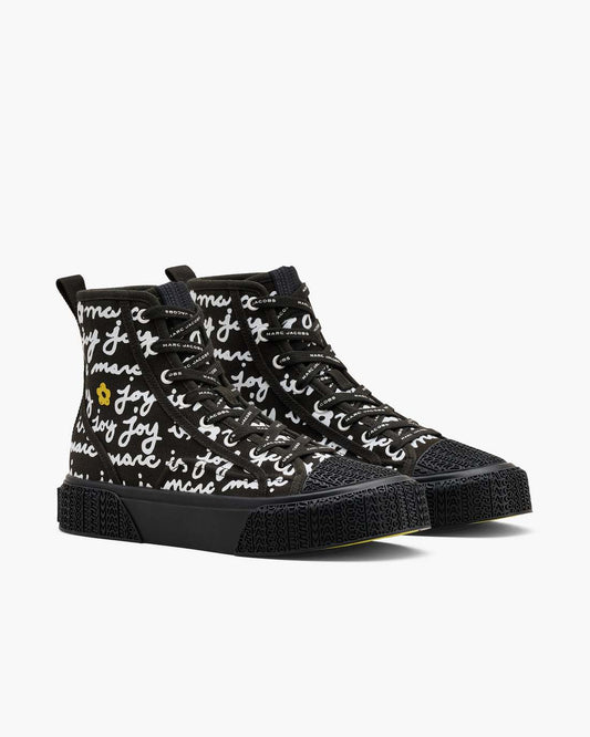 Marc Jacobs The Marc Is Joy Canvas Sneaker Black Multi
