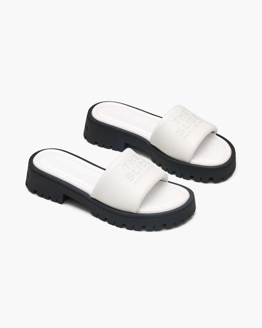 Marc Jacobs The Lug Sole Slide Bright White