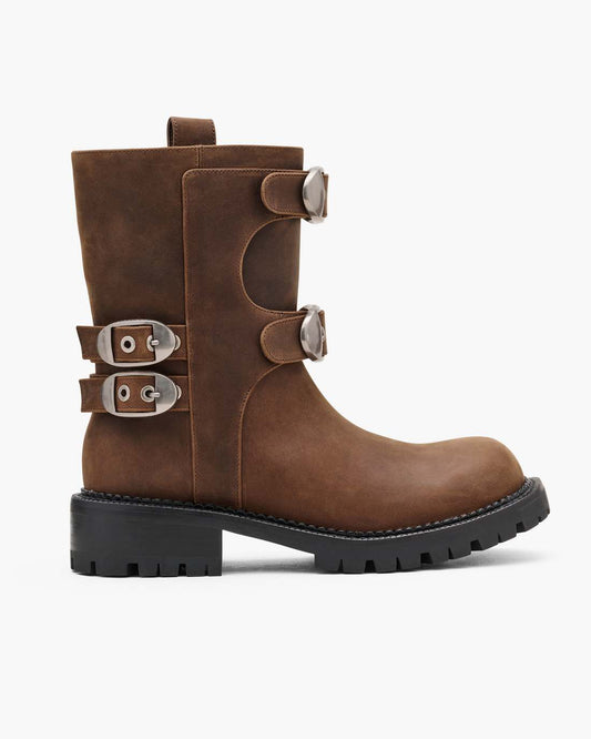Marc Jacobs The Kiki Moto  Boot Tobacco