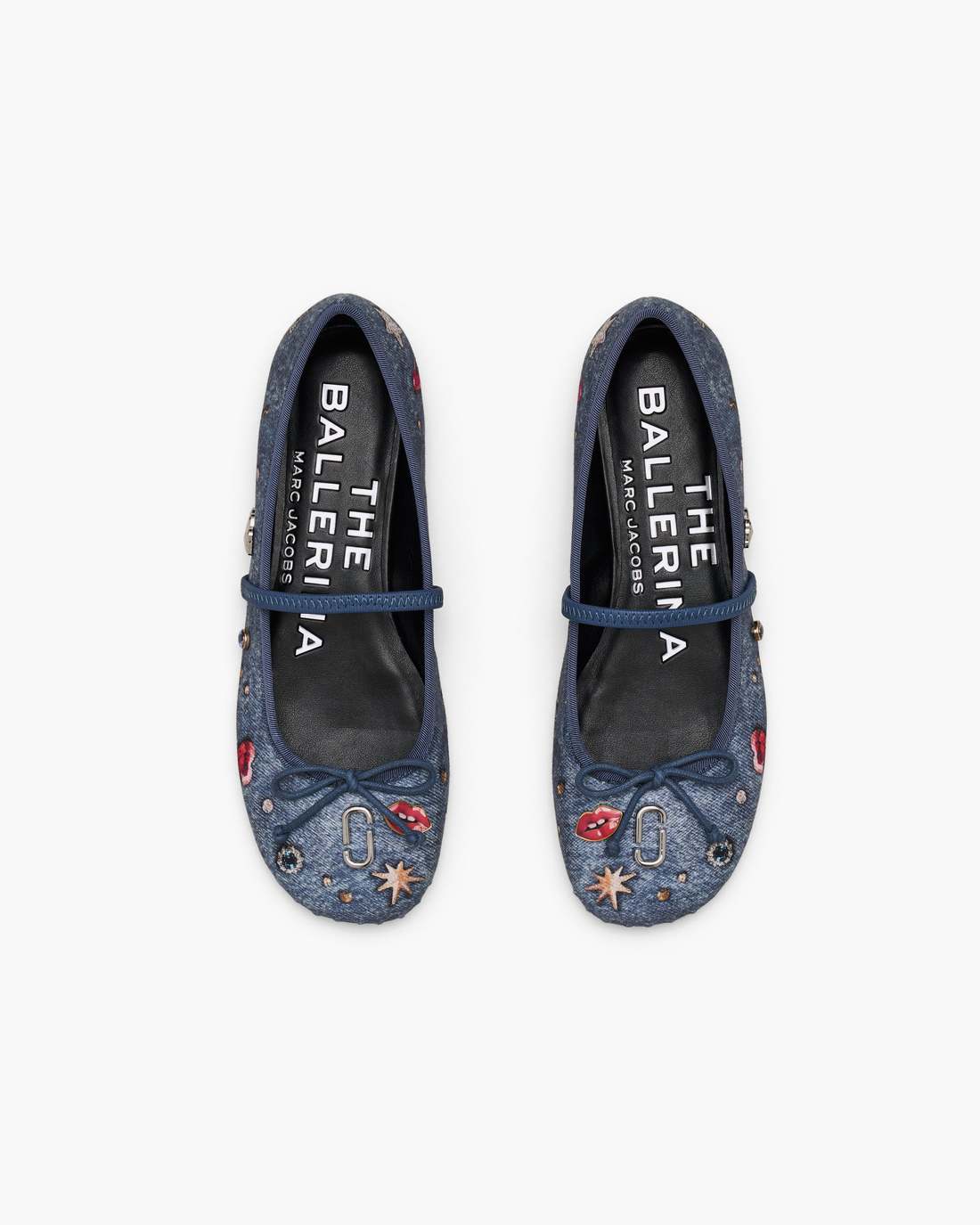 Marc Jacobs The Trinket Charm Sabrina Ballerina Medium Wash Multi