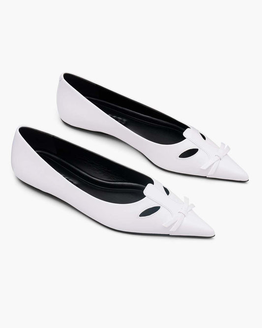 Marc Jacobs The Kat Ballerina Bright White