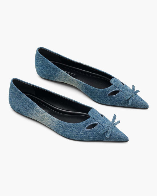Marc Jacobs The Denim Kat Ballerina Vintage Indigo