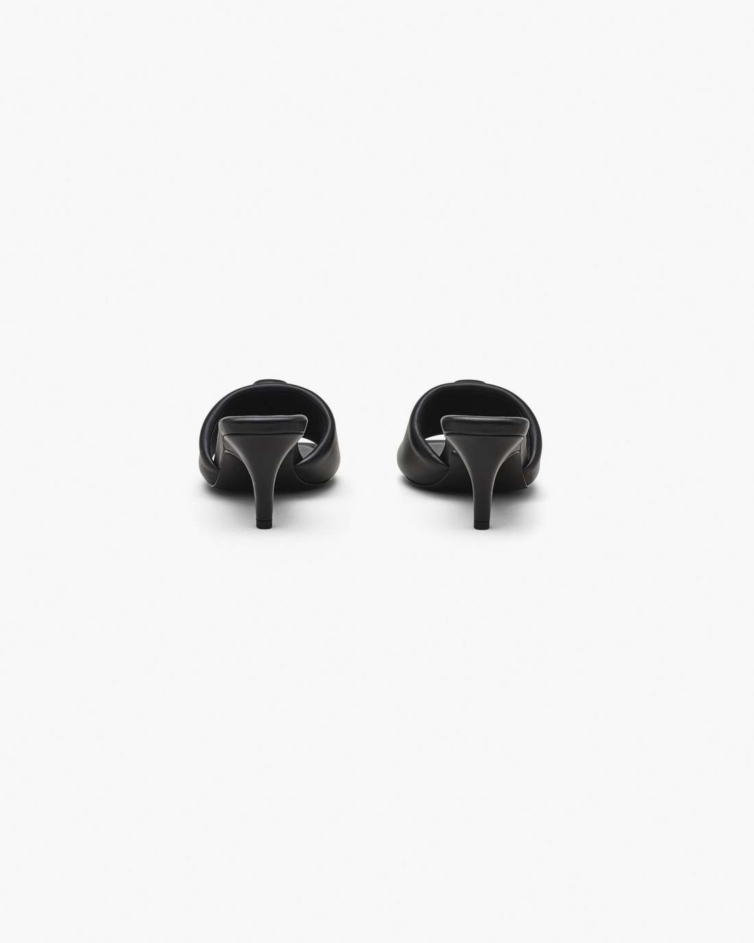 Marc Jacobs The Leather J Marc Heeled Sandal Black