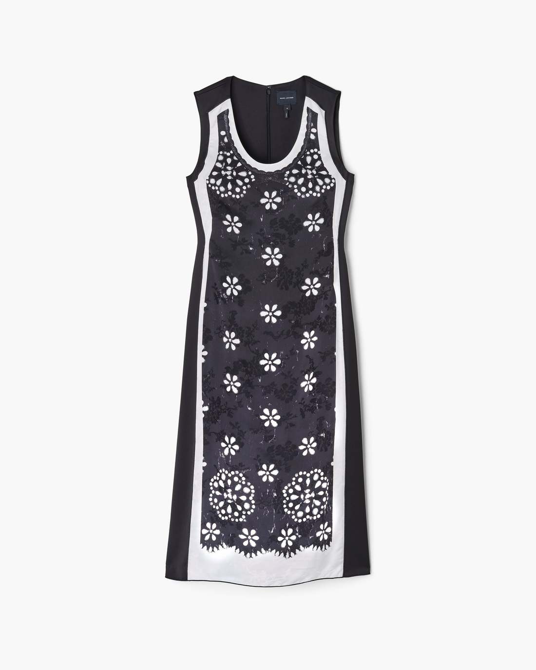 Marc Jacobs Trompe L'Oeil Eyelet Dress Black/White