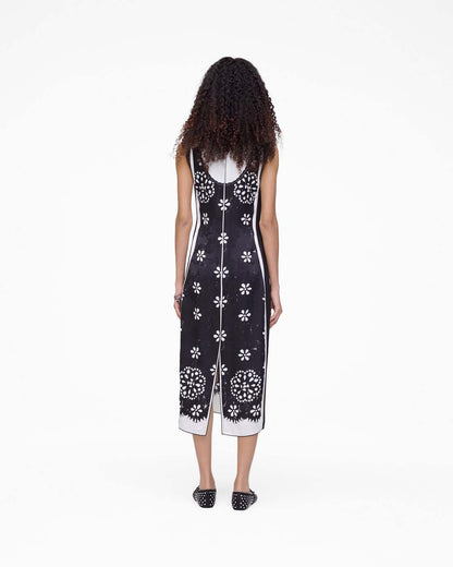 Marc Jacobs Trompe L'Oeil Eyelet Dress Black/White