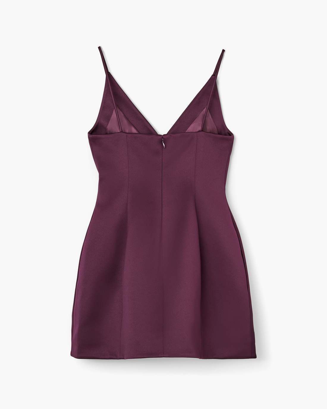 Marc Jacobs Satin Bow Dress Dark Plum