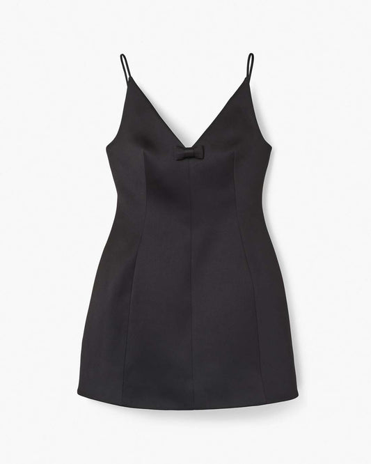 Marc Jacobs Satin Bow Dress Black
