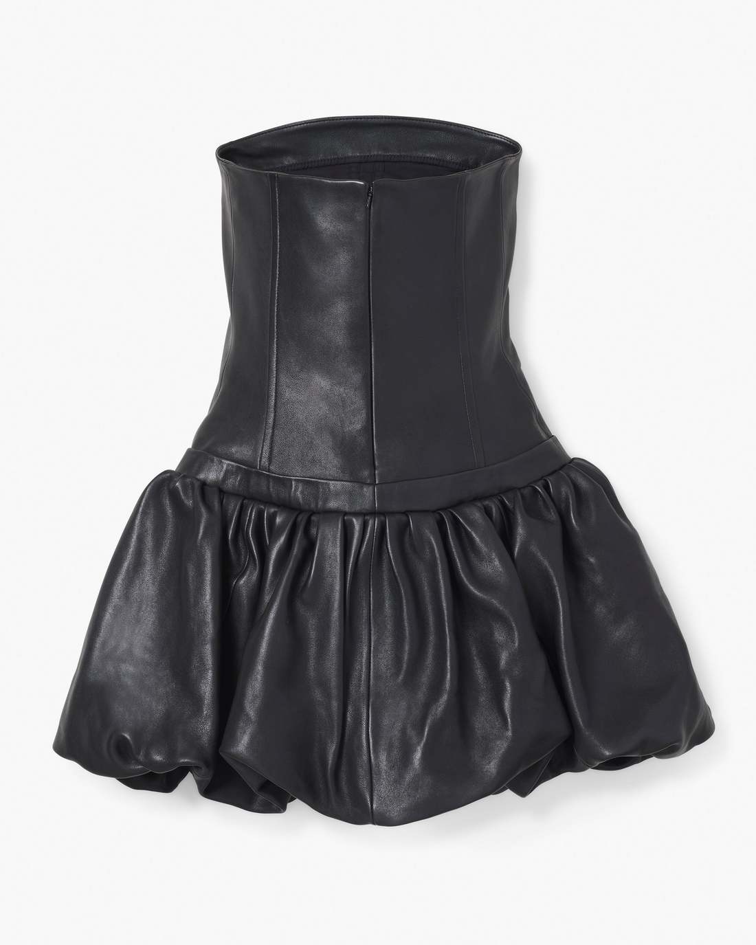 Marc Jacobs The Leather Bubble Dress Black