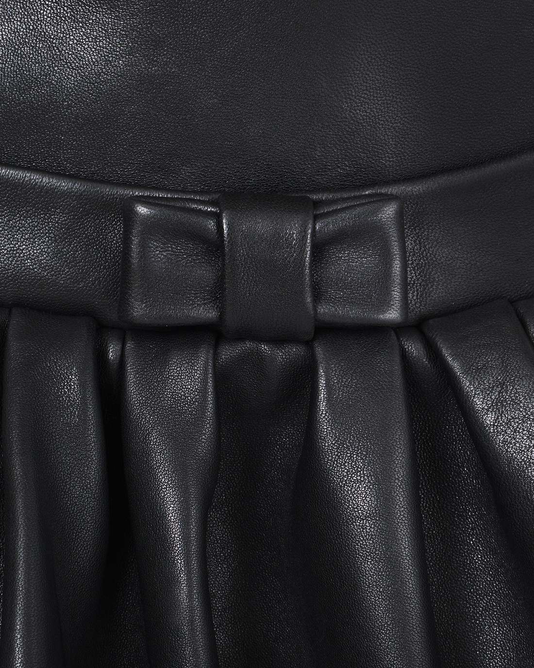 Marc Jacobs The Leather Bubble Dress Black