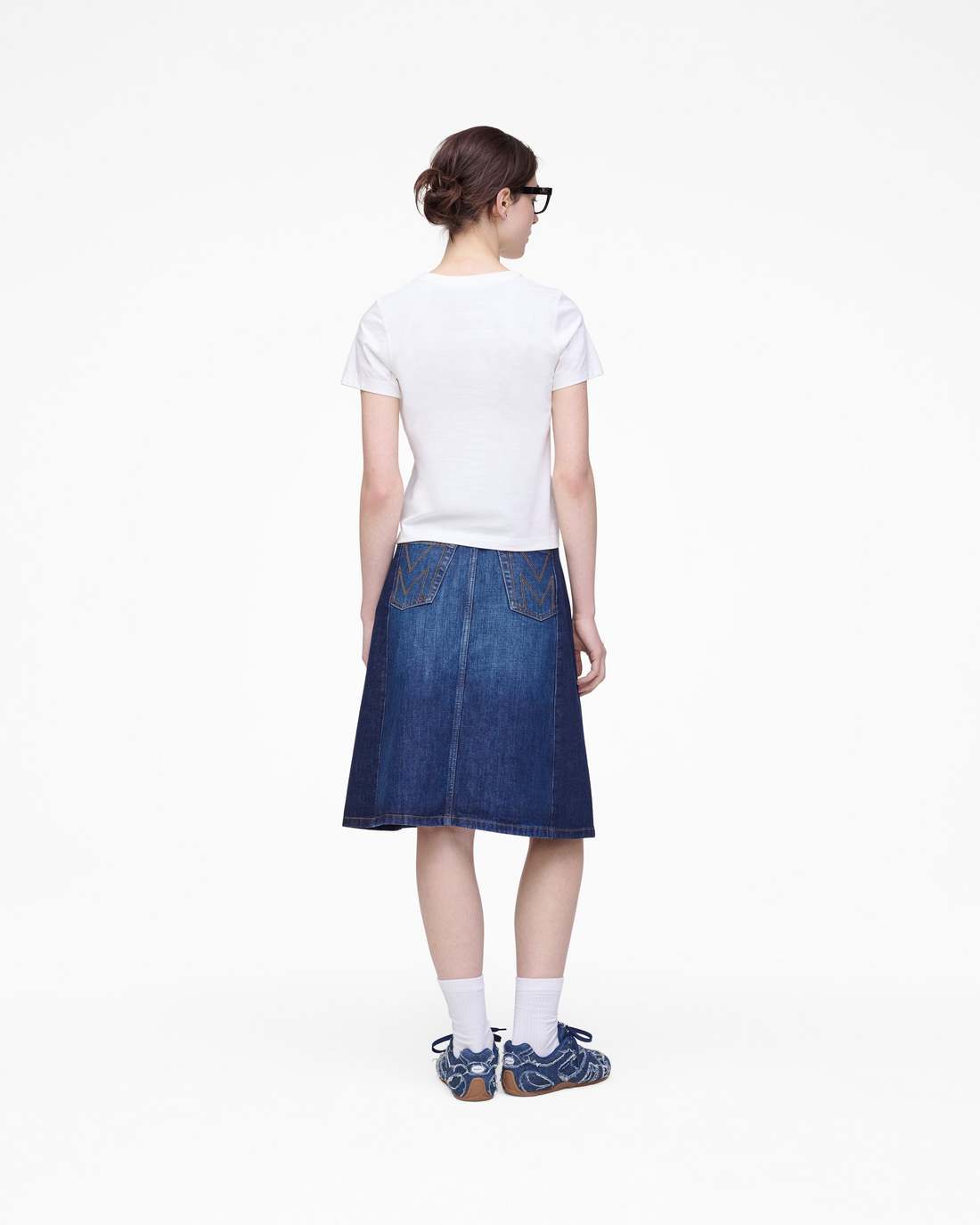 Marc Jacobs Daisy Logo Slim Tee White