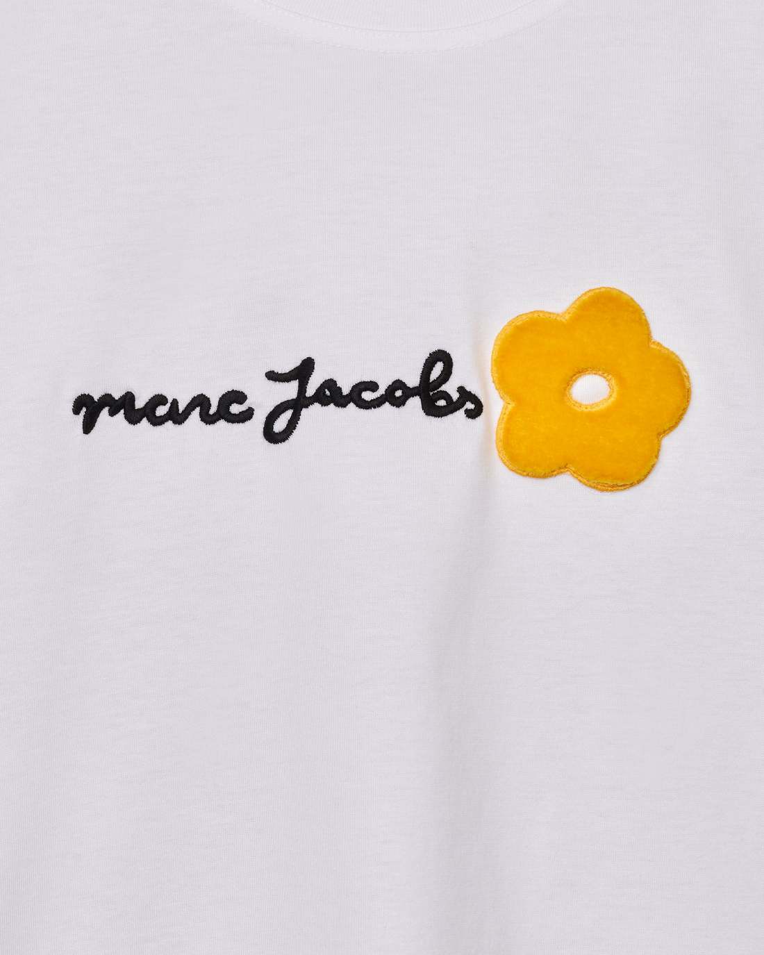 Marc Jacobs Daisy Logo Slim Tee White