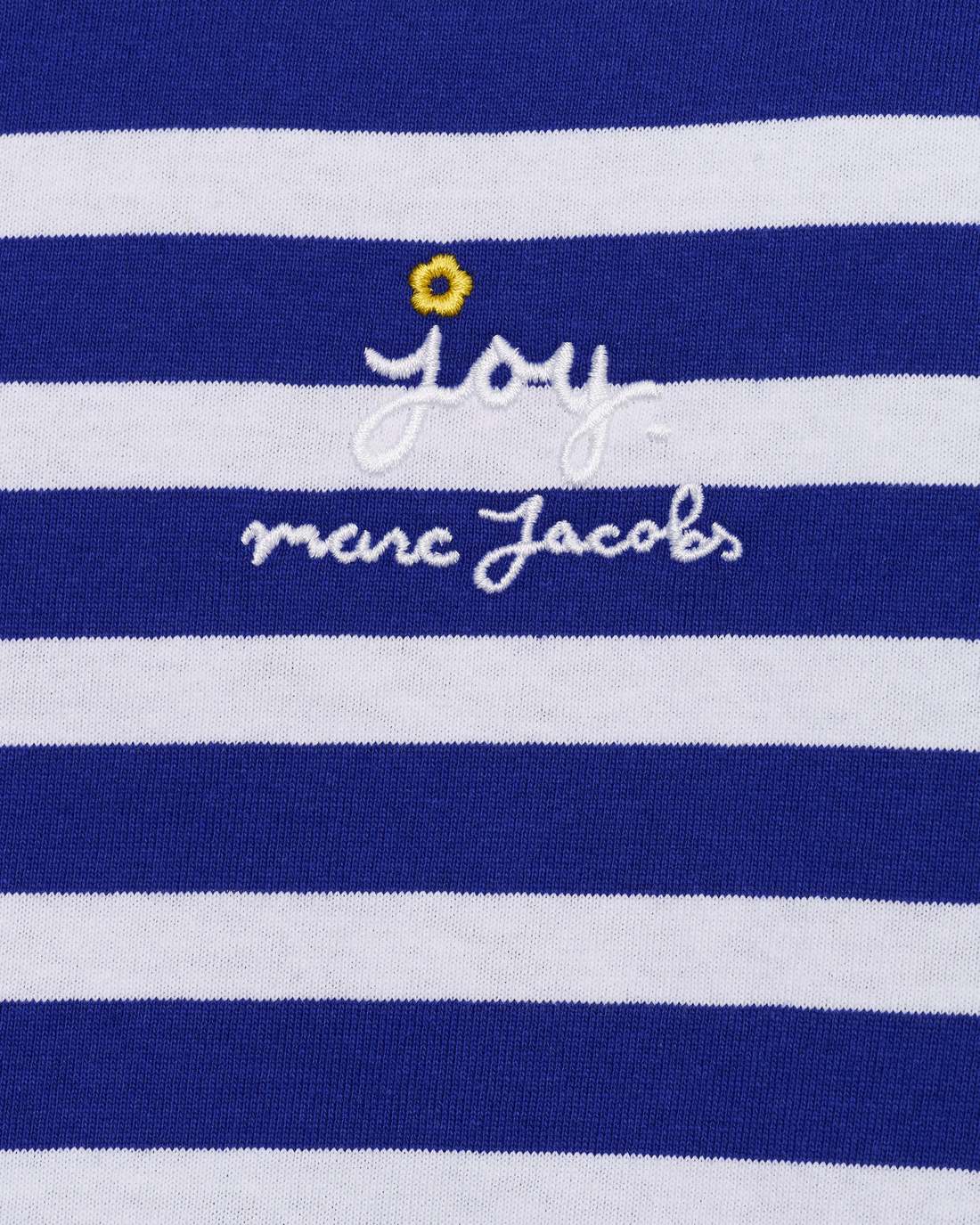 Marc Jacobs Daisy Striped Longsleeve Pansy/White
