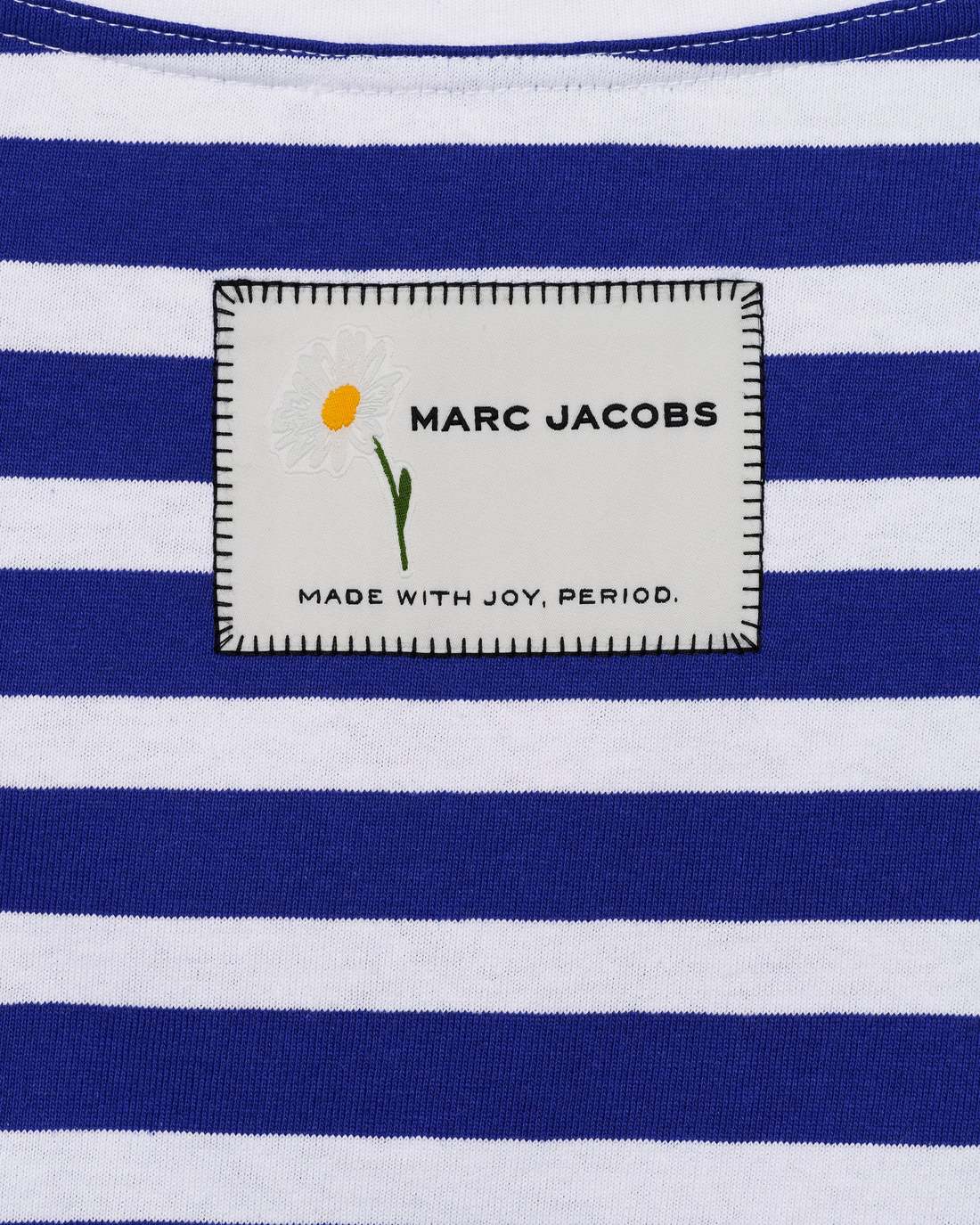 Marc Jacobs Daisy Striped Longsleeve Pansy/White
