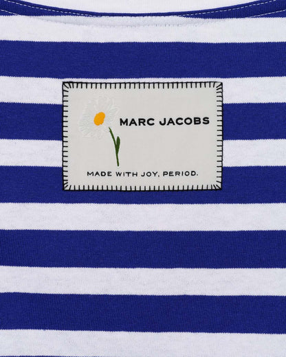 Marc Jacobs Daisy Striped Longsleeve Pansy/White