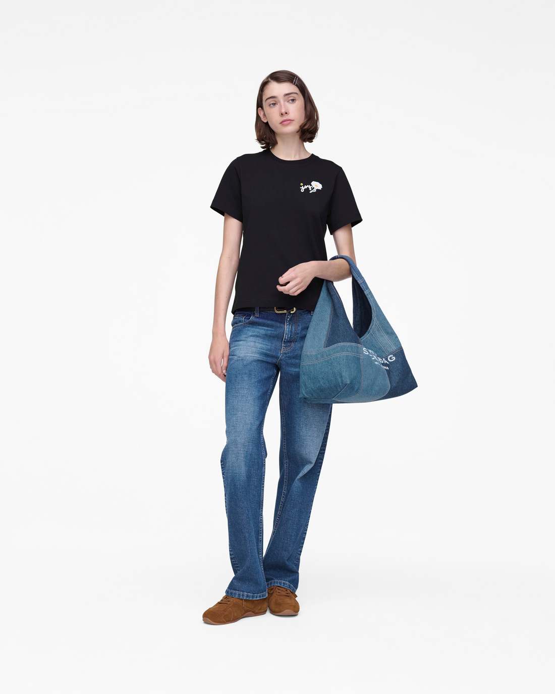 Marc Jacobs Marc Is Joy Daisy Baby Tee Black