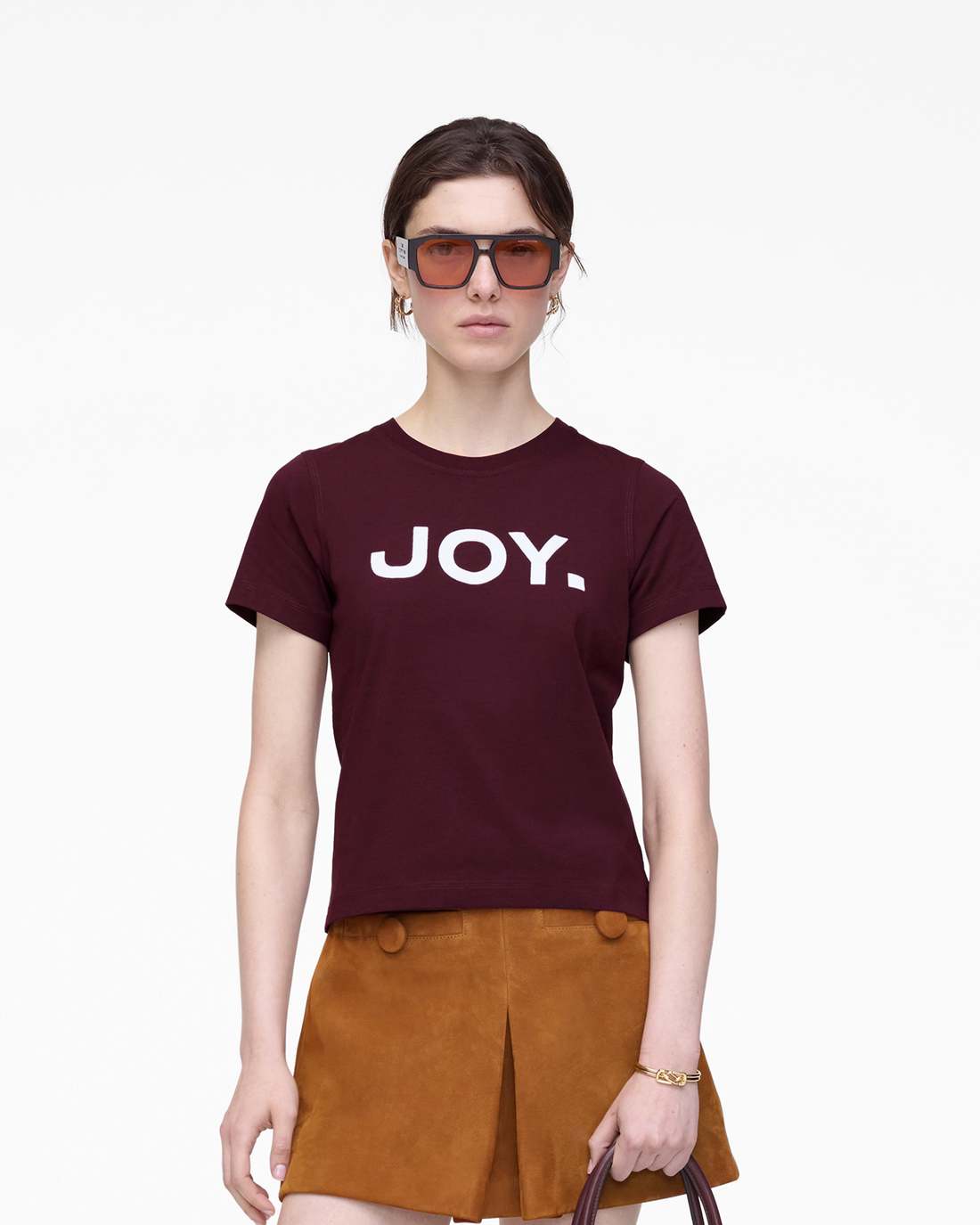Marc Jacobs Joy. Slim Tee Dark Plum