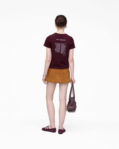 Marc Jacobs Joy. Slim Tee Dark Plum