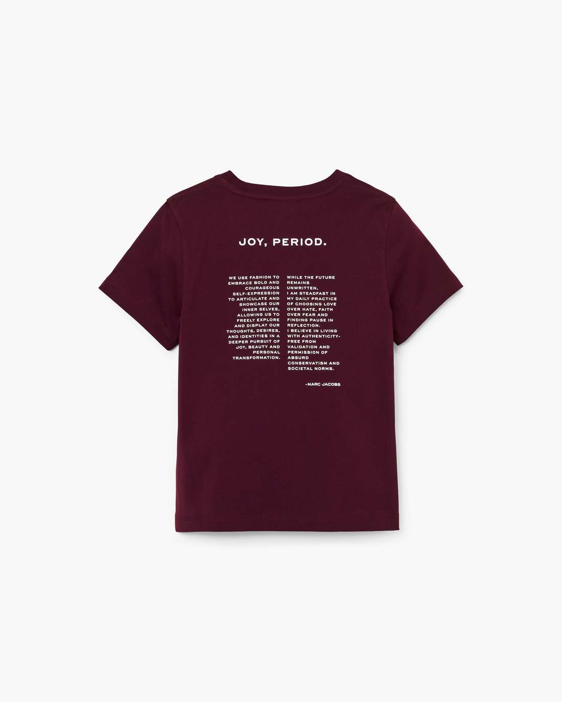 Marc Jacobs Joy. Slim Tee Dark Plum