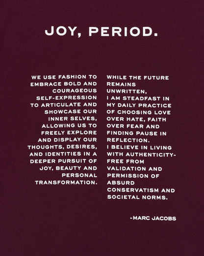 Marc Jacobs Joy. Slim Tee Dark Plum