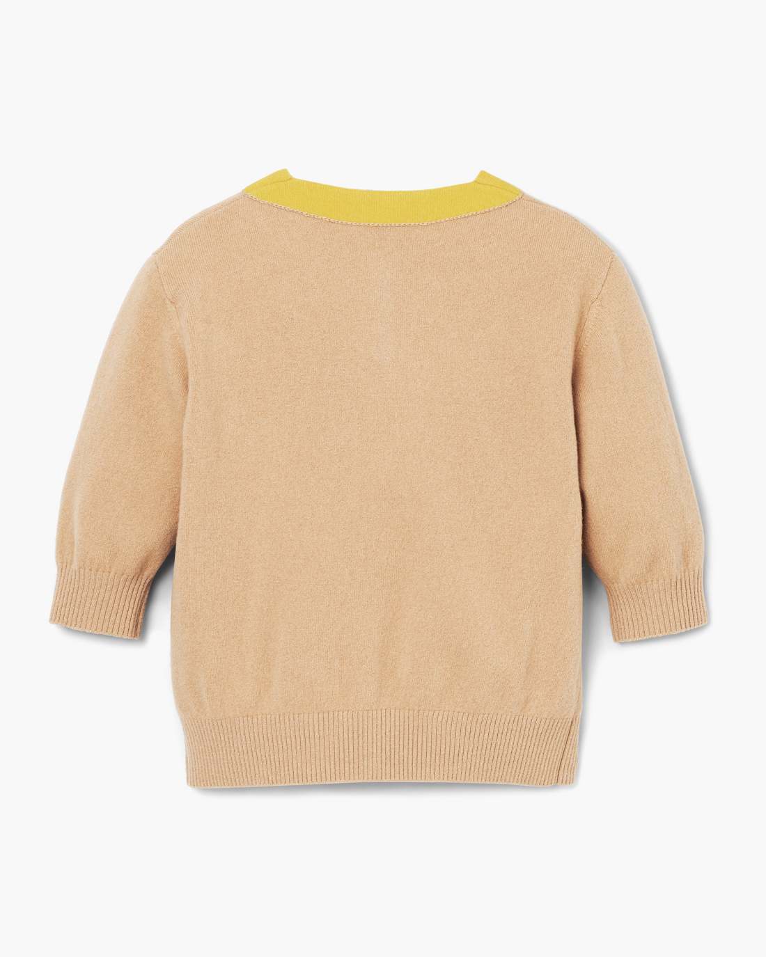 Marc Jacobs Trompe L'Oeil Knit Polo Camel