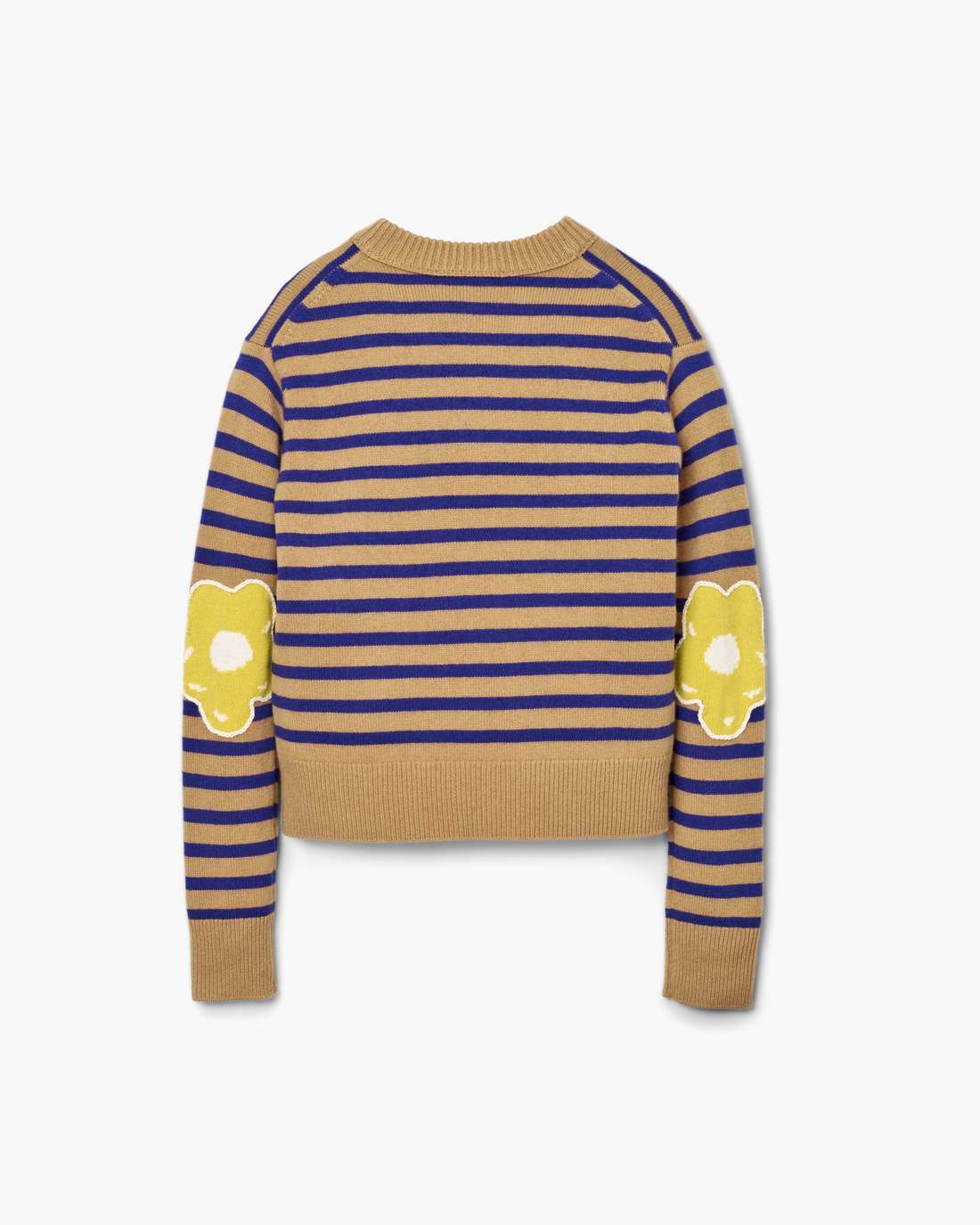Marc Jacobs Joy Striped Crewneck Camel/Pansy