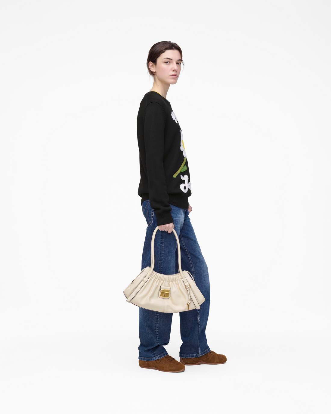 Marc Jacobs Marc Is Joy Jacquard Crewneck Black