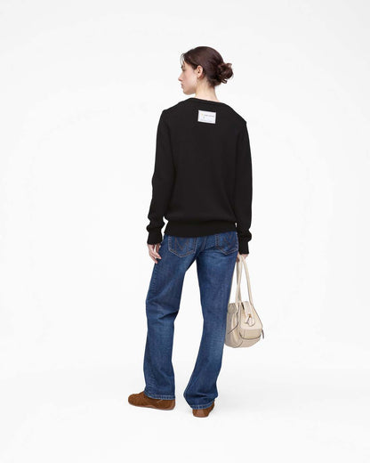 Marc Jacobs Marc Is Joy Jacquard Crewneck Black