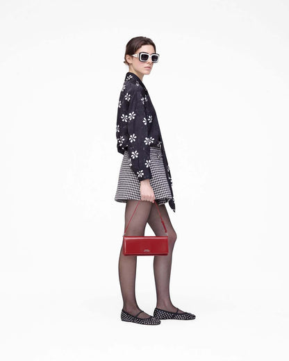 Marc Jacobs Trompe L'Oeil Eyelet Bow Blouse Black/White