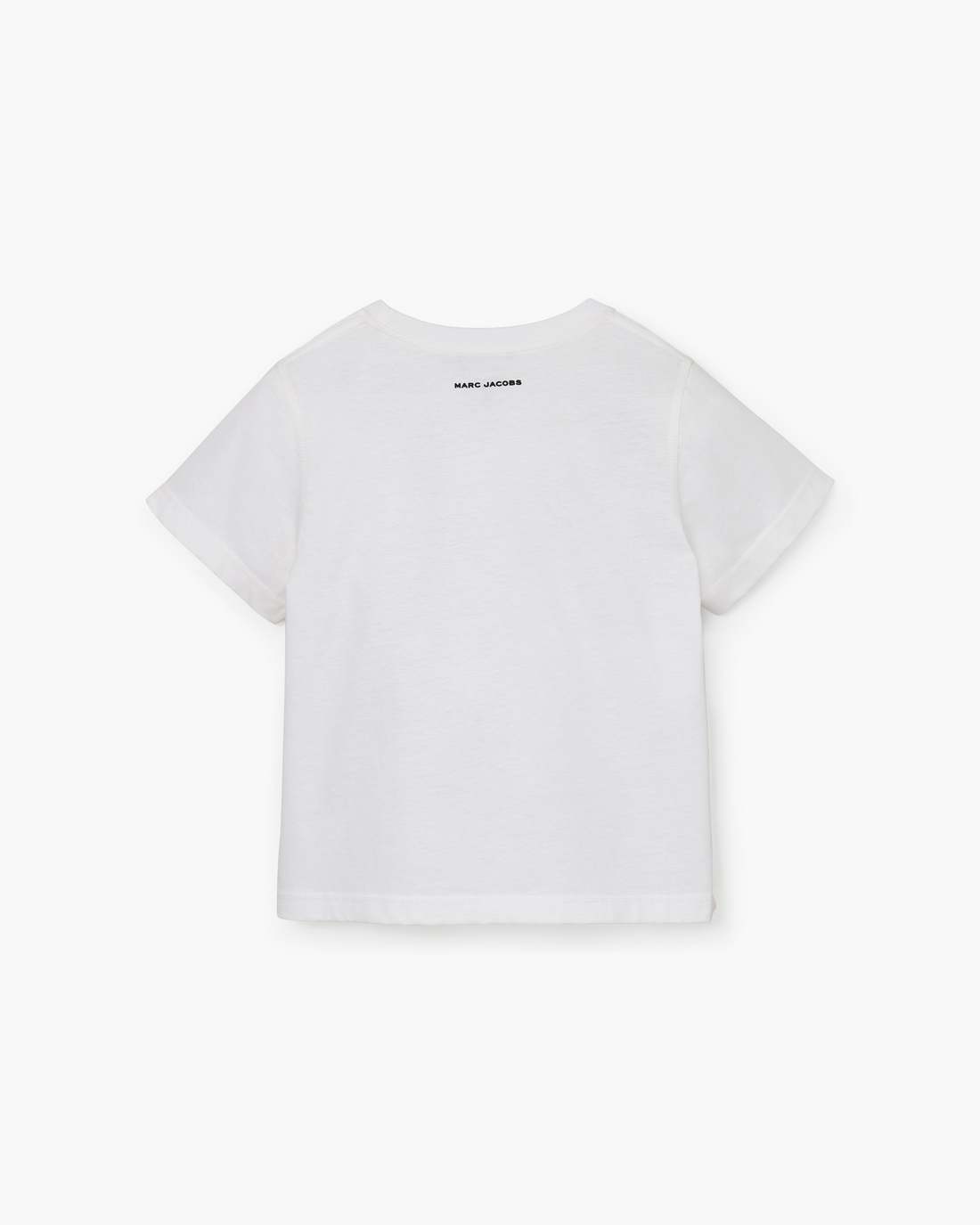 Marc Jacobs Trompe L'Oeil Eyelet Slim Tee White Multi