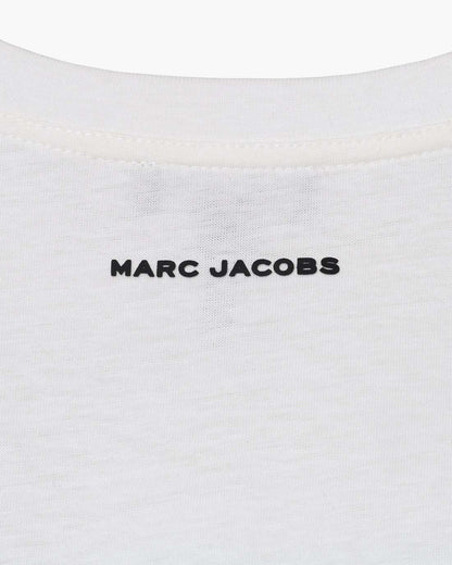 Marc Jacobs Trompe L'Oeil Eyelet Slim Tee White Multi
