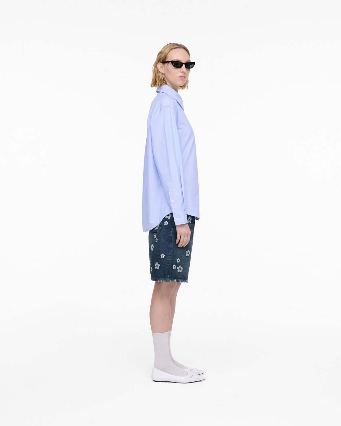 Marc Jacobs THE STRIPED SHIRT Sky Blue
